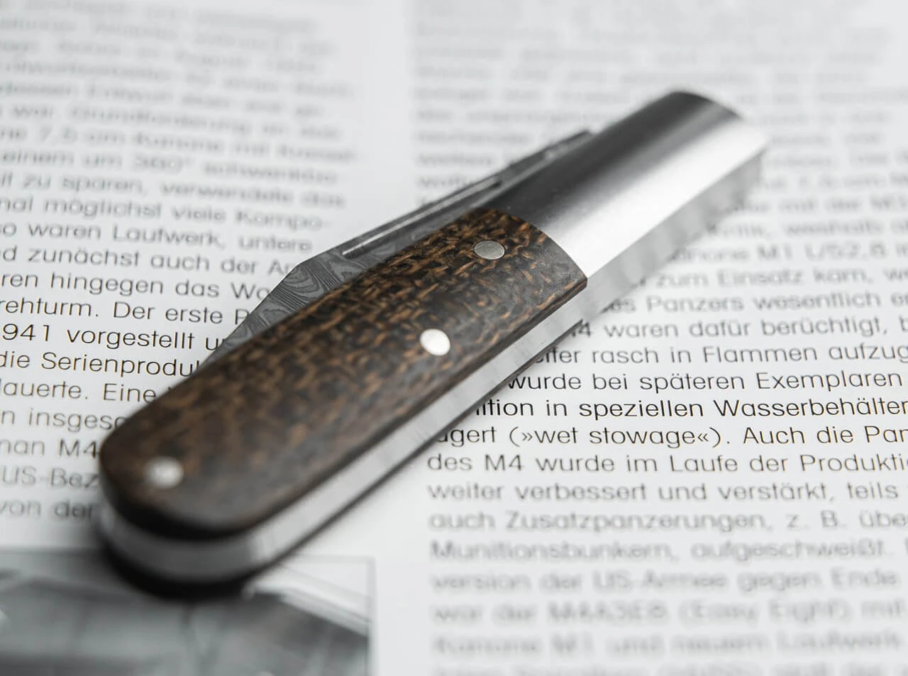 Barlow M4 Sherman-Damast 9 Barlow M4 Sherman-Damast – Bild 9