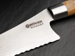 Damast Olive Brotmesser -Messer Outlet Geschäft boeker manufaktur solingen damast olive brotmesser 130433dam 5 1280x1280