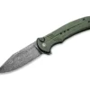 Cogent Damast Micarta Green