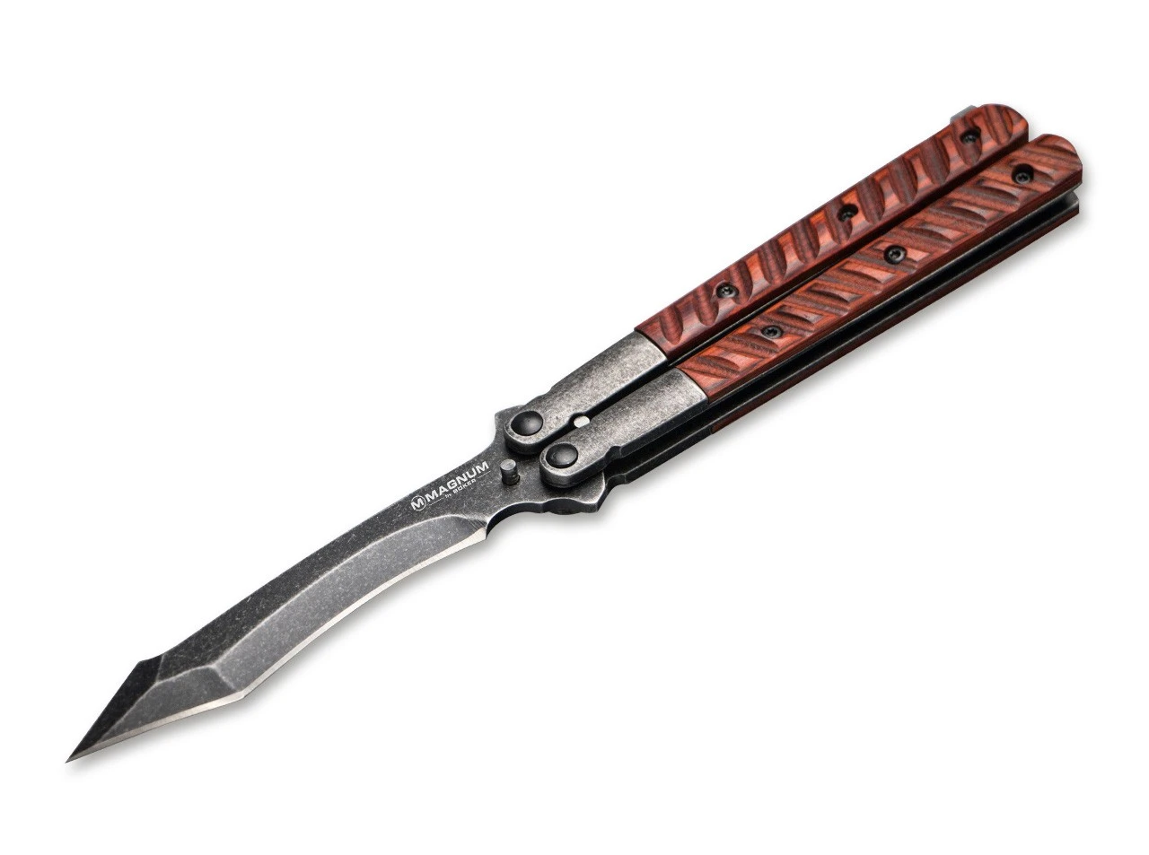 Magnum Balisong Wood Tanto 1 Magnum Balisong Wood Tanto