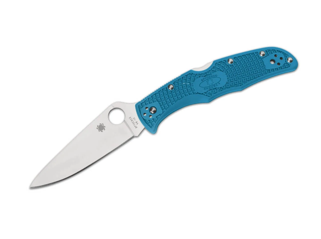 Spyderco Endura Flat Ground Blau 1 Spyderco Endura Flat Ground Blau