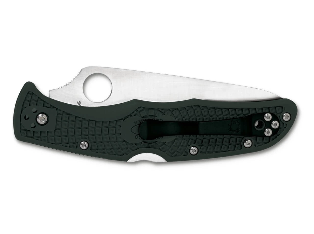 Spyderco Endura Flat Ground Racing Green 2 Spyderco Endura Flat Ground Racing Green – Bild 2