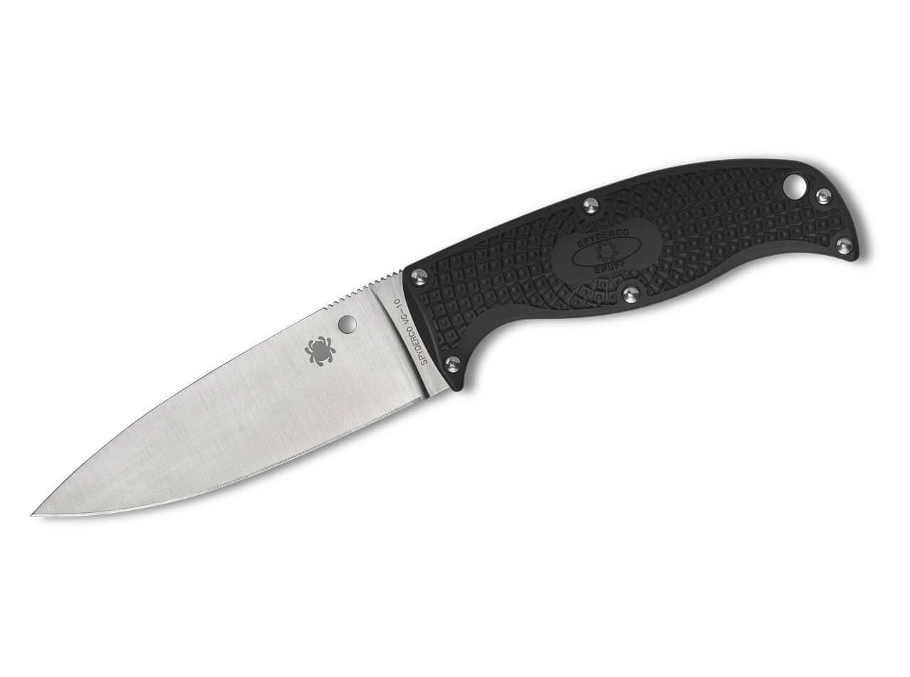 Spyderco Enuff 2 Black PlainEdge 1 Spyderco Enuff 2 Black PlainEdge