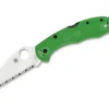 Spyderco Salt 2 Wharncliffe Serrated LC200N Green