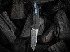 Beacon Damascus Titanium Black -Messer Outlet Geschäft we knife beacon damascus titanium black 01we715dam 9 1280x1280