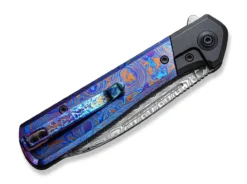 Soothsayer Damascus Purple Timascus -Messer Outlet Geschäft we knife soothsayer damascus purple timascus 01we846dam 3 1280x1280